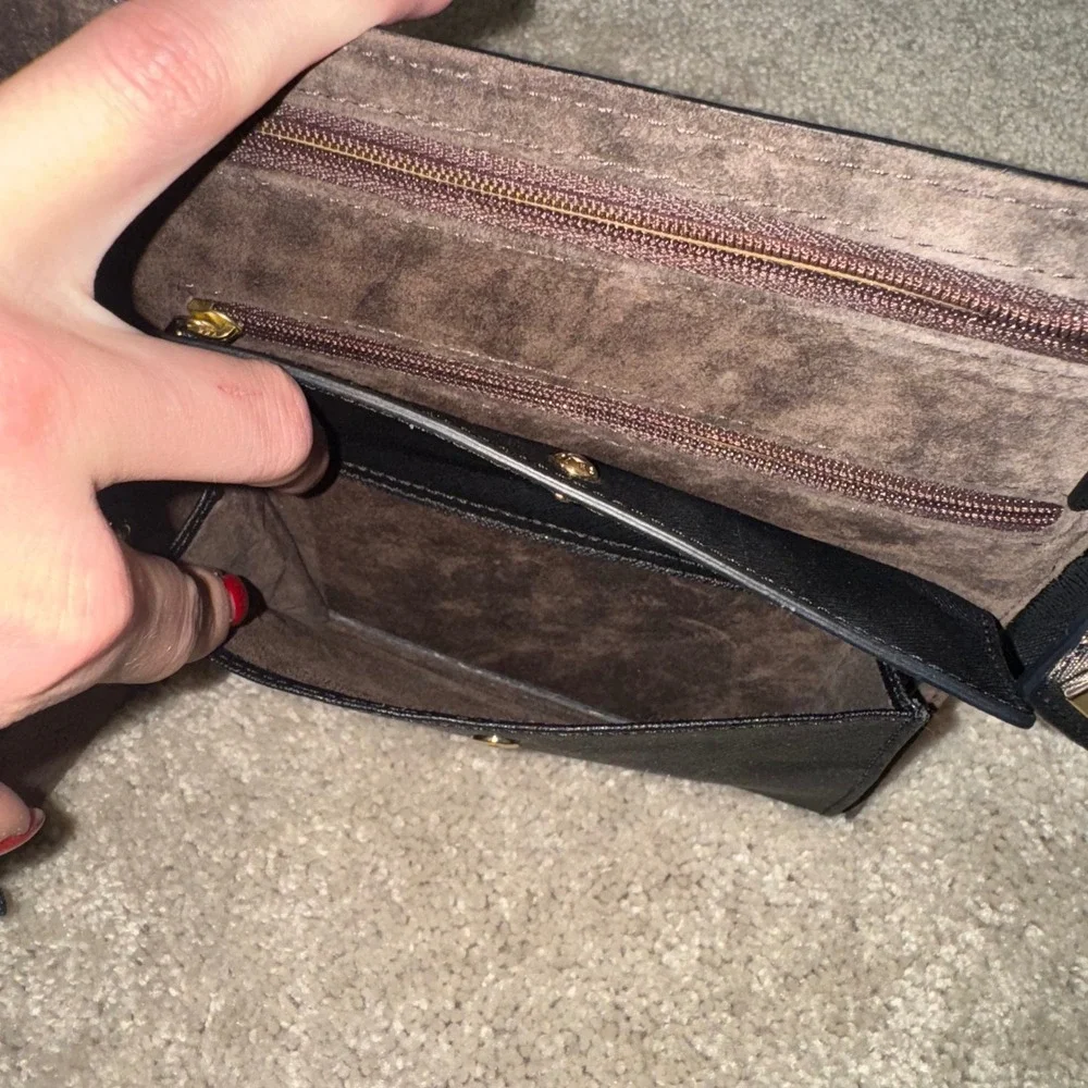 Henri‎ Bendel West 57th Jewelry Case Saffiano Leather Travel Organizer